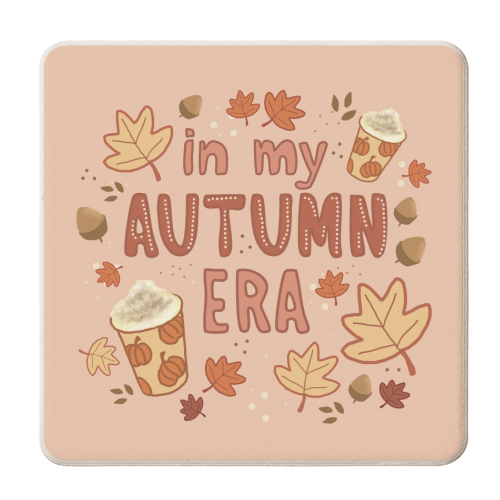 In my Autumn Era - personalised beer coaster by Giddy Kipper