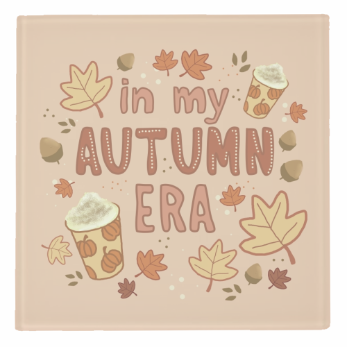 In my Autumn Era - personalised beer coaster by Giddy Kipper
