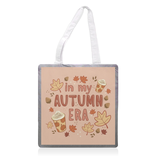 In my Autumn Era - printed canvas tote bag by Giddy Kipper