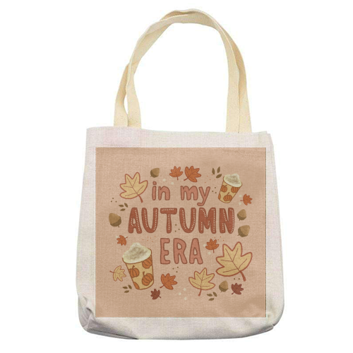 In my Autumn Era - printed canvas tote bag by Giddy Kipper