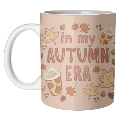 In my Autumn Era - unique mug by Giddy Kipper