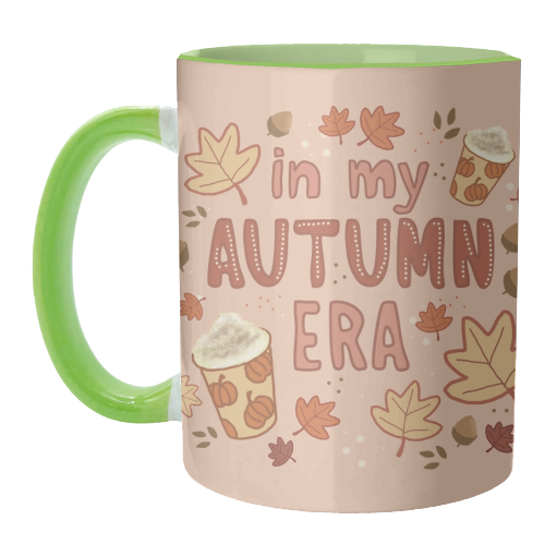 In my Autumn Era - unique mug by Giddy Kipper