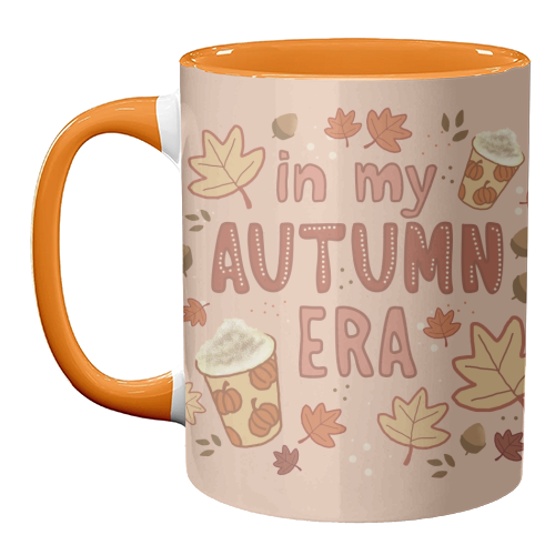 In my Autumn Era - unique mug by Giddy Kipper