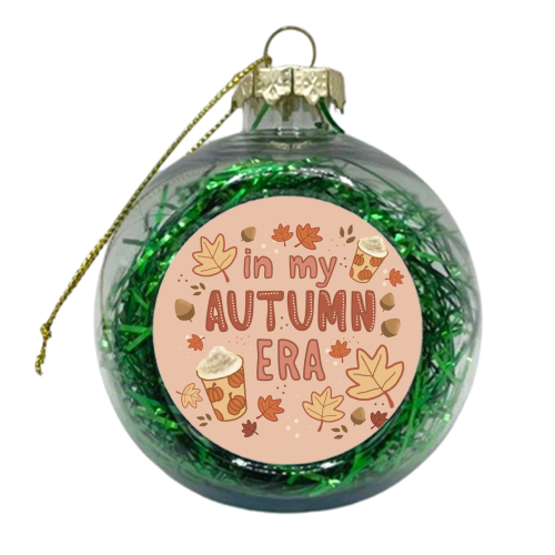 In my Autumn Era - xmas bauble by Giddy Kipper