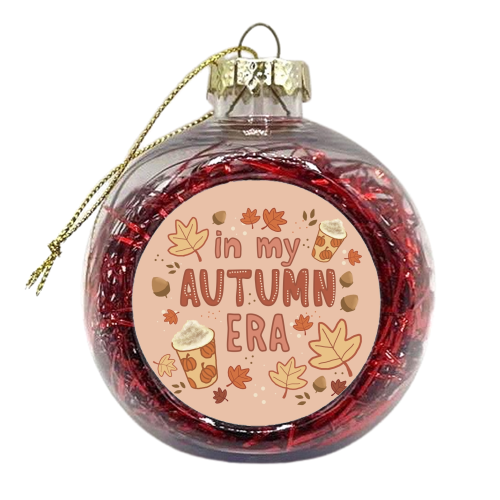 In my Autumn Era - xmas bauble by Giddy Kipper