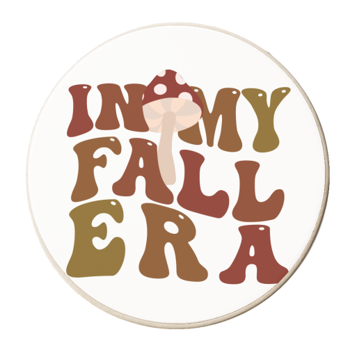 In My Fall Era - personalised beer coaster by Pink and Pip
