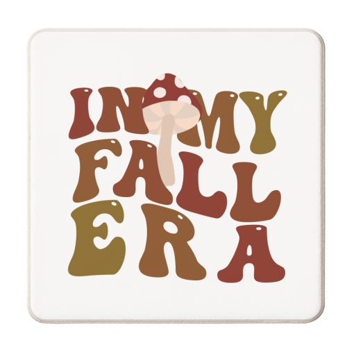 In My Fall Era - personalised beer coaster by Pink and Pip