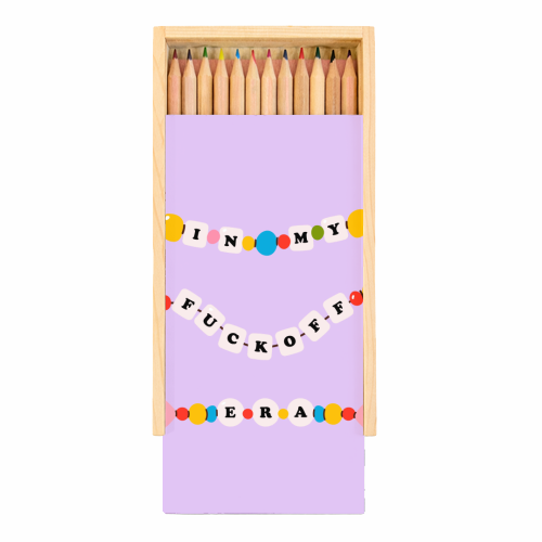 IN MY FUCK OFF ERA - Coloured Pencils with Box by Lilly Rose