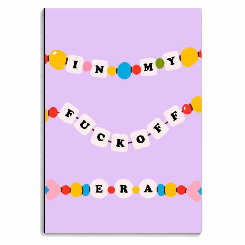 IN MY FUCK OFF ERA - personalised A4, A5, A6 notebook by Lilly Rose