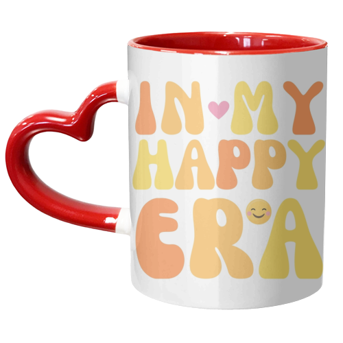 IN MY HAPPY ERA - unique mug by Lilly Rose