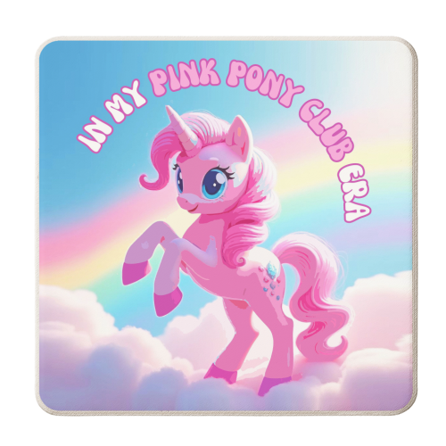 In my Pink Pony Club Era - personalised beer coaster by Lilly Rose