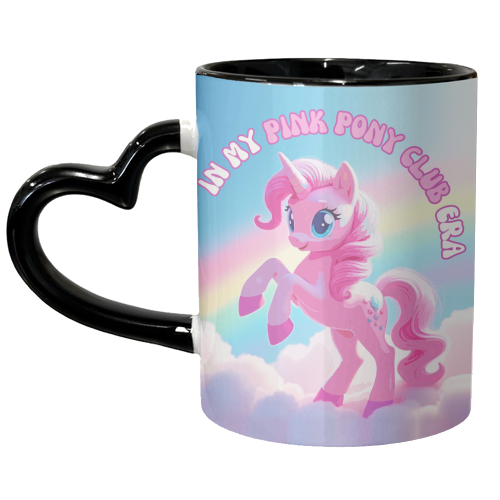In my Pink Pony Club Era - unique mug by Lilly Rose