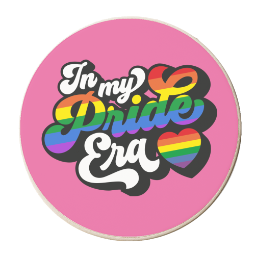 In My Pride Era - personalised beer coaster by Claire Atwood