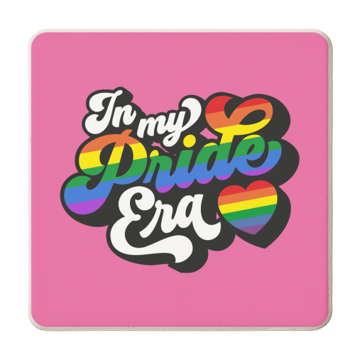 In My Pride Era - personalised beer coaster by Claire Atwood