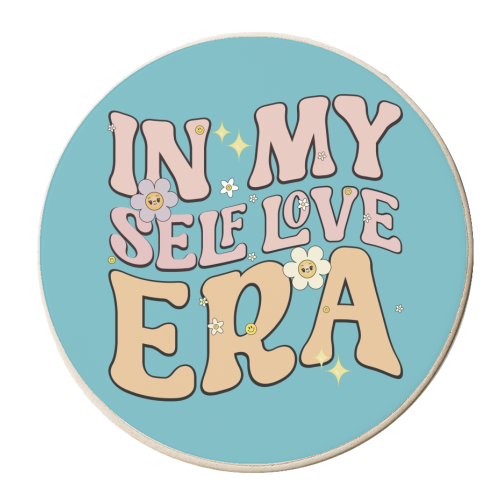 In my self love era - personalised beer coaster by Giddy Kipper