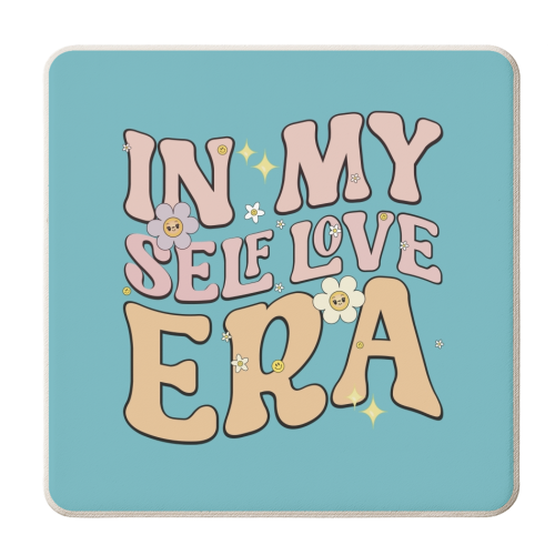 In my self love era - personalised beer coaster by Giddy Kipper