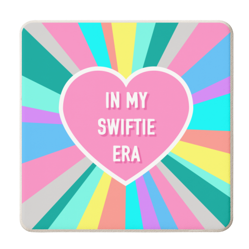 In My Swiftie Era Heart Design - personalised beer coaster by Adam Regester