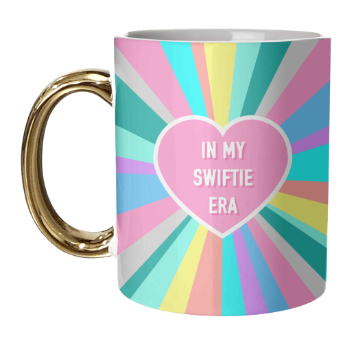 In My Swiftie Era Heart Design - unique mug by Adam Regester