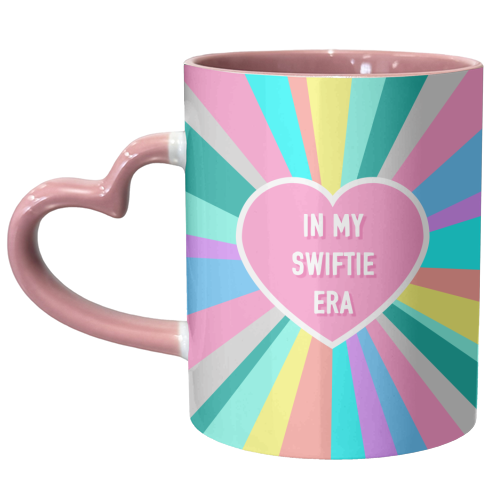 In My Swiftie Era Heart Design - unique mug by Adam Regester