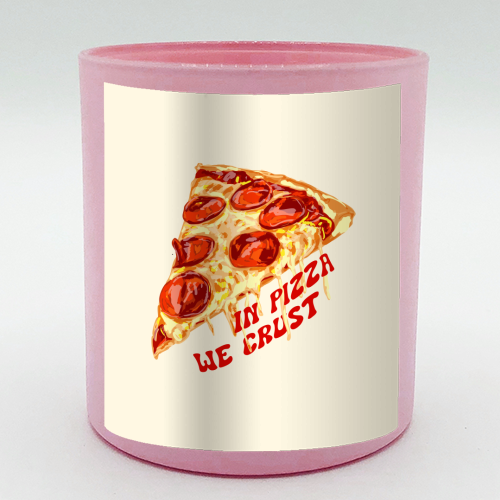 In Pizza We Crust - Pepperoni Slice - scented candle by EZbie