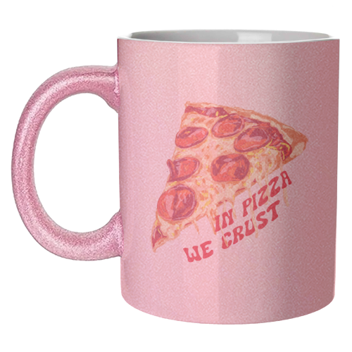 In Pizza We Crust - Pepperoni Slice - unique mug by EZbie