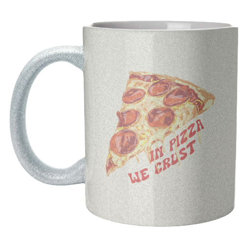 In Pizza We Crust - Pepperoni Slice - unique mug by EZbie