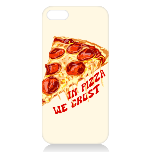 In Pizza We Crust - Pepperoni Slice - unique phone case by EZbie
