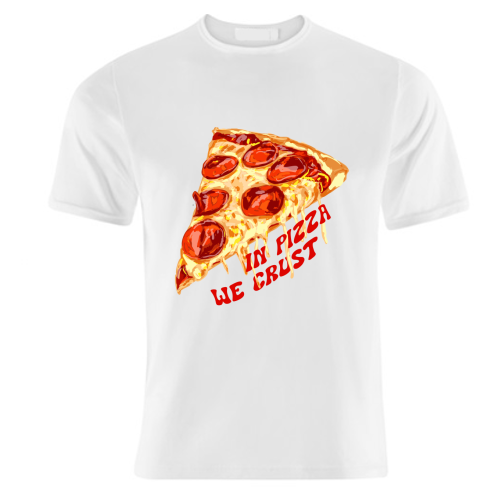 In Pizza We Crust - Pepperoni Slice - unique t shirt by EZbie