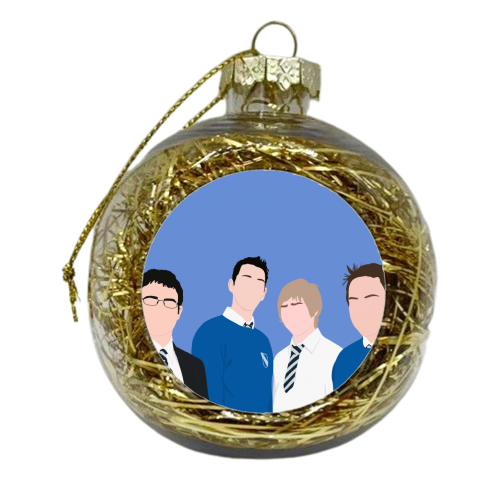 Inbetweeners - xmas bauble by Pink and Pip
