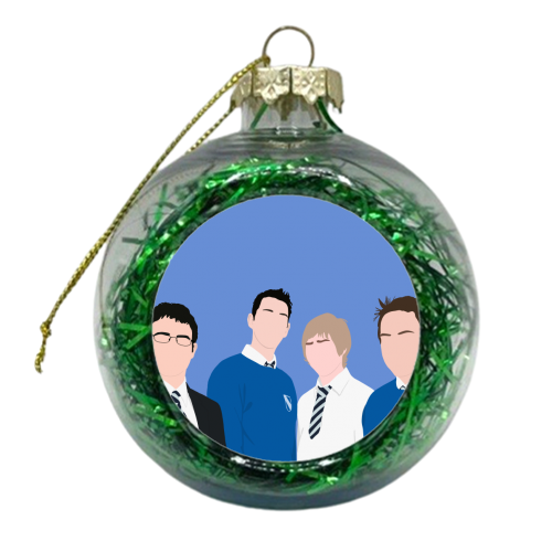 Inbetweeners - xmas bauble by Pink and Pip