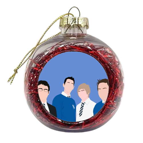 Inbetweeners - xmas bauble by Pink and Pip