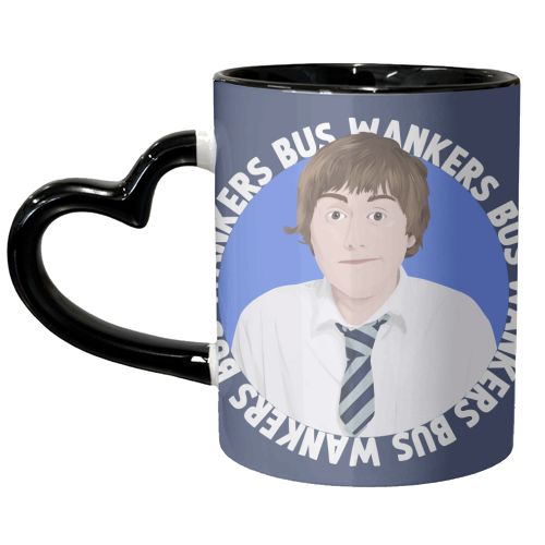 Inbetweeners Jay Cartwright - unique mug by Pink and Pip