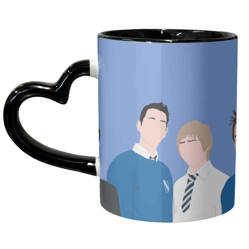 Inbetweeners - unique mug by Pink and Pip