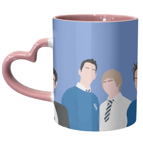 Inbetweeners - unique mug by Pink and Pip