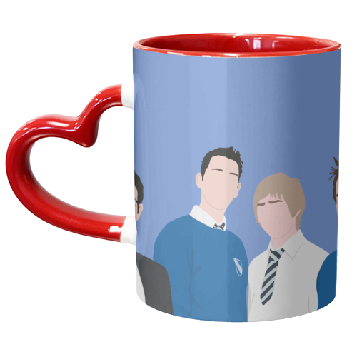 Inbetweeners - unique mug by Pink and Pip