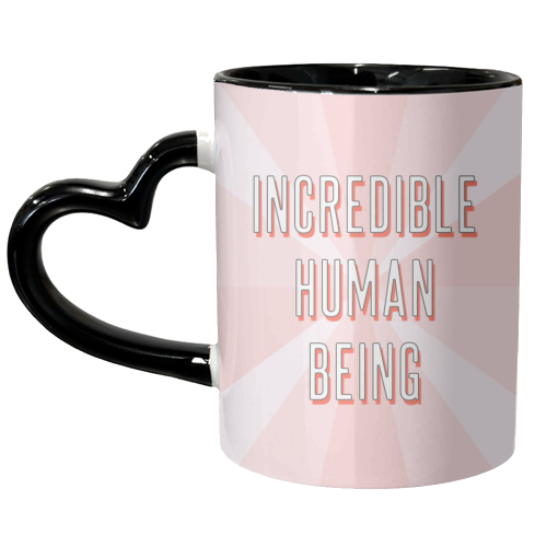 Incredible Human Being - unique mug by Adam Regester