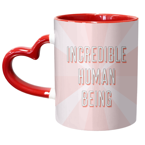 Incredible Human Being - unique mug by Adam Regester