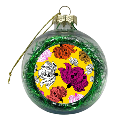 Indian Chai Paani - xmas bauble by Pooja Jeshang