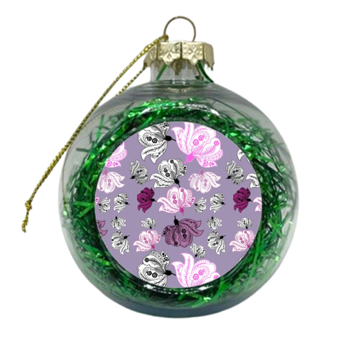 Indian Cherry Blossom  - xmas bauble by Pooja Jeshang