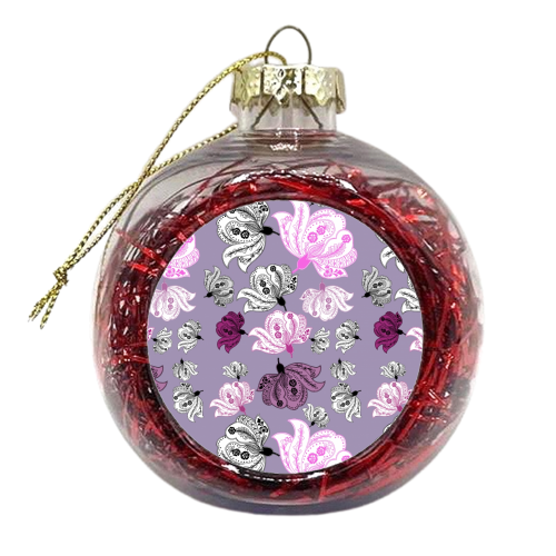 Indian Cherry Blossom  - xmas bauble by Pooja Jeshang
