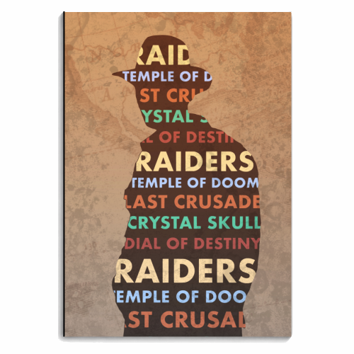 Indiana Jones Charlemagne - personalised A4, A5, A6 notebook by Danny Welch