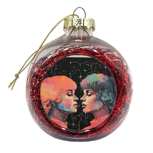 Infinity love - xmas bauble by DejaReve