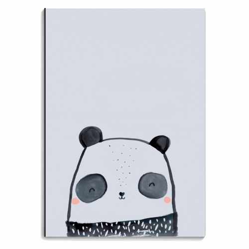 Inky panda - personalised A4, A5, A6 notebook by lauradidthis