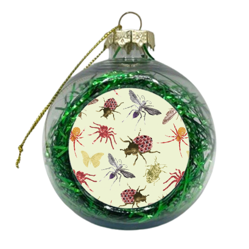 Insects - xmas bauble by Stag Prints