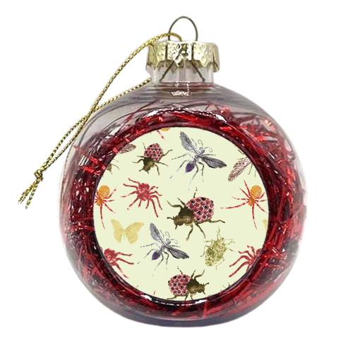 Insects - xmas bauble by Stag Prints