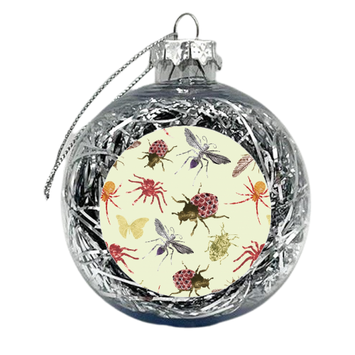 Insects - xmas bauble by Stag Prints