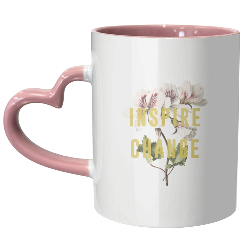 Inspire Change - unique mug by The 13 Prints