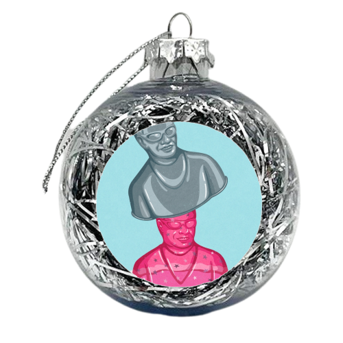 Instant celebrity - xmas bauble by John Holcroft