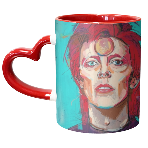 Instant Star - unique mug by Laura Selevos