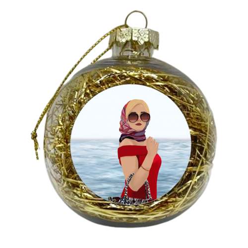 Inventing Anna - xmas bauble by Rock and Rose Creative